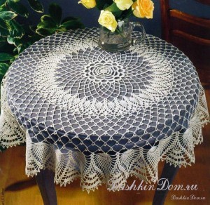Вязаные скатерти с описанием Вязаные скатерти с описанием вязание