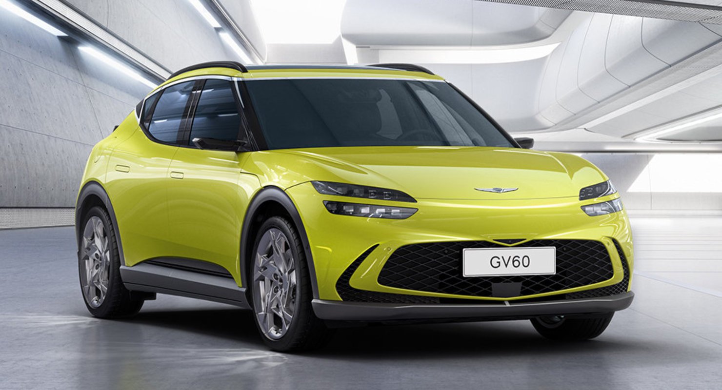 Hyundai Genesis опубликовала фото премиального электрокроссовера GV60