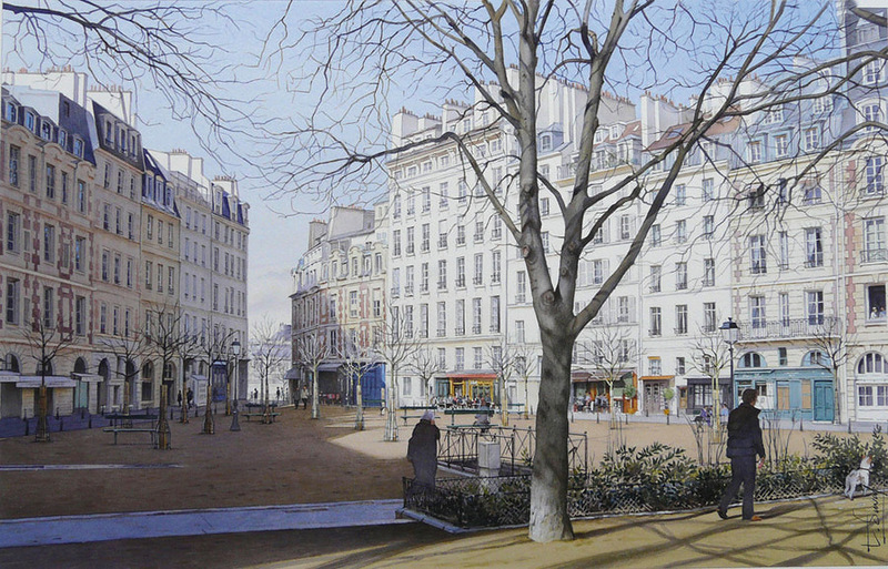 Парижские акварели Thierry DUVAL