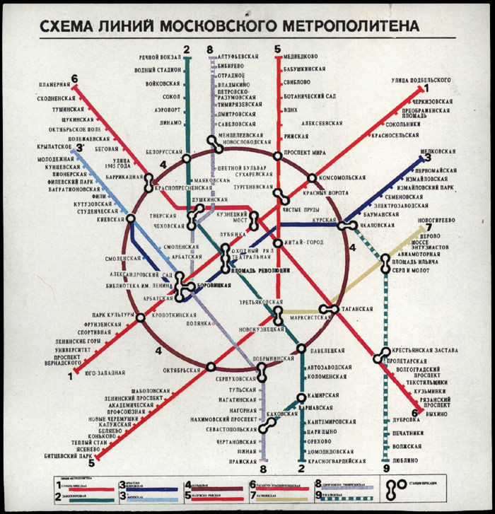 Схема метро в 1992 году карта, метро, схема