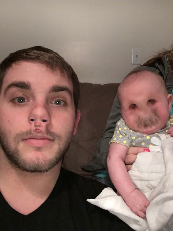 Tried To Do A Face Swap With My Infant Daughter