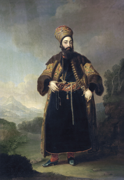 "Портрет Муртазы-Кули-хана", 1796, 58.7×41 см