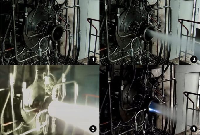 Испытание детонационного жидкостного ракетного двигателя © Фонд перспективных исследований