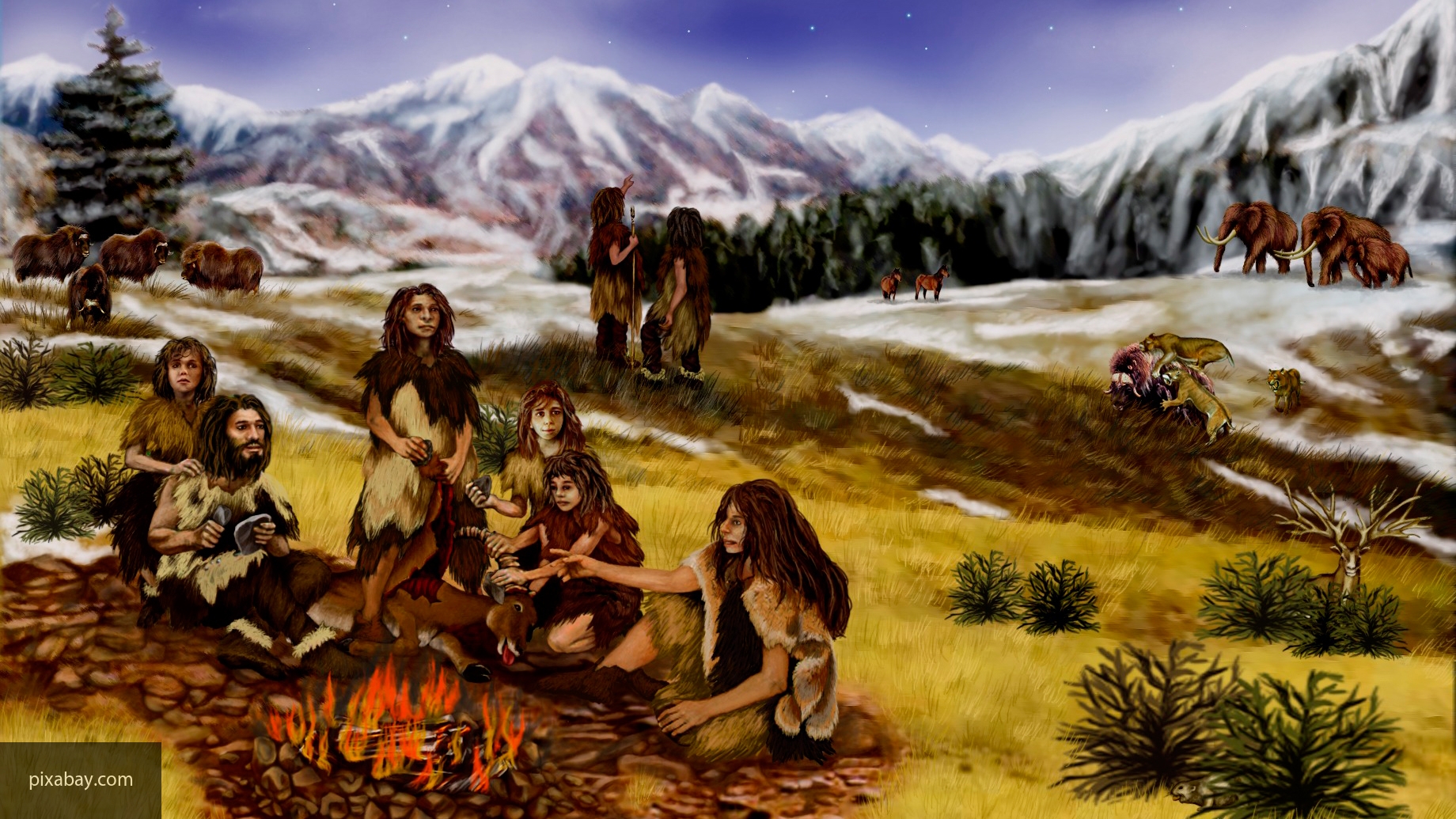 100.000 лет. Академия Сетон неандерталец. Древние люди неандертальцы. Древние гоминиды неандертальцы денисовцы. Каменный век неандертальцы.