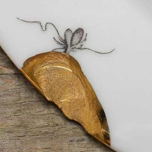 Посуда из треснувшего фарфора Посуда из треснувшего фарфора креатив,Посуда,Хенд мейд