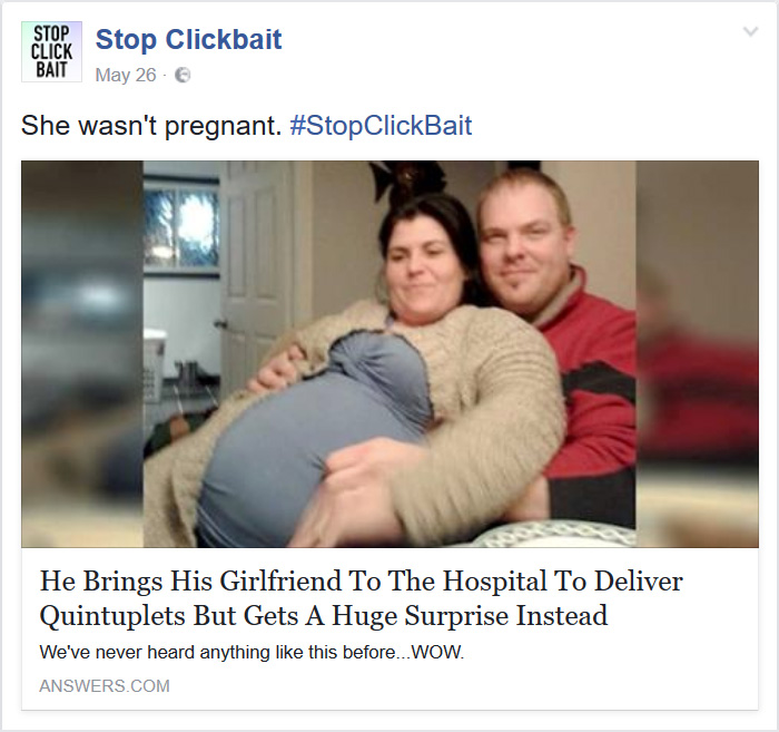 Stop Clickbait