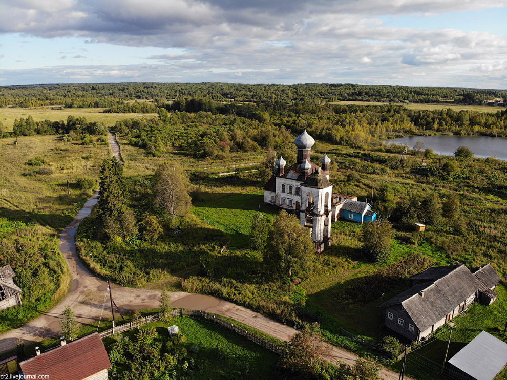 Старинный мост в Архангельской области