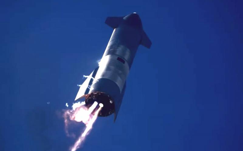SpaceX потеряла очередной прототип корабля Starship Техно