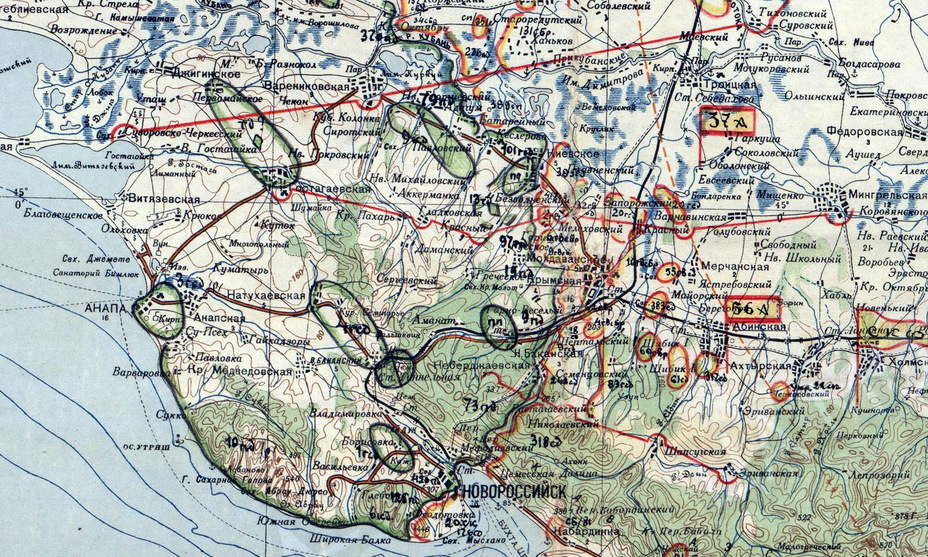 ​Положение войск Северо-Кавказского фронта к концу июня 1943 года - Боевой дебют советских «Шерманов» | Warspot.ru