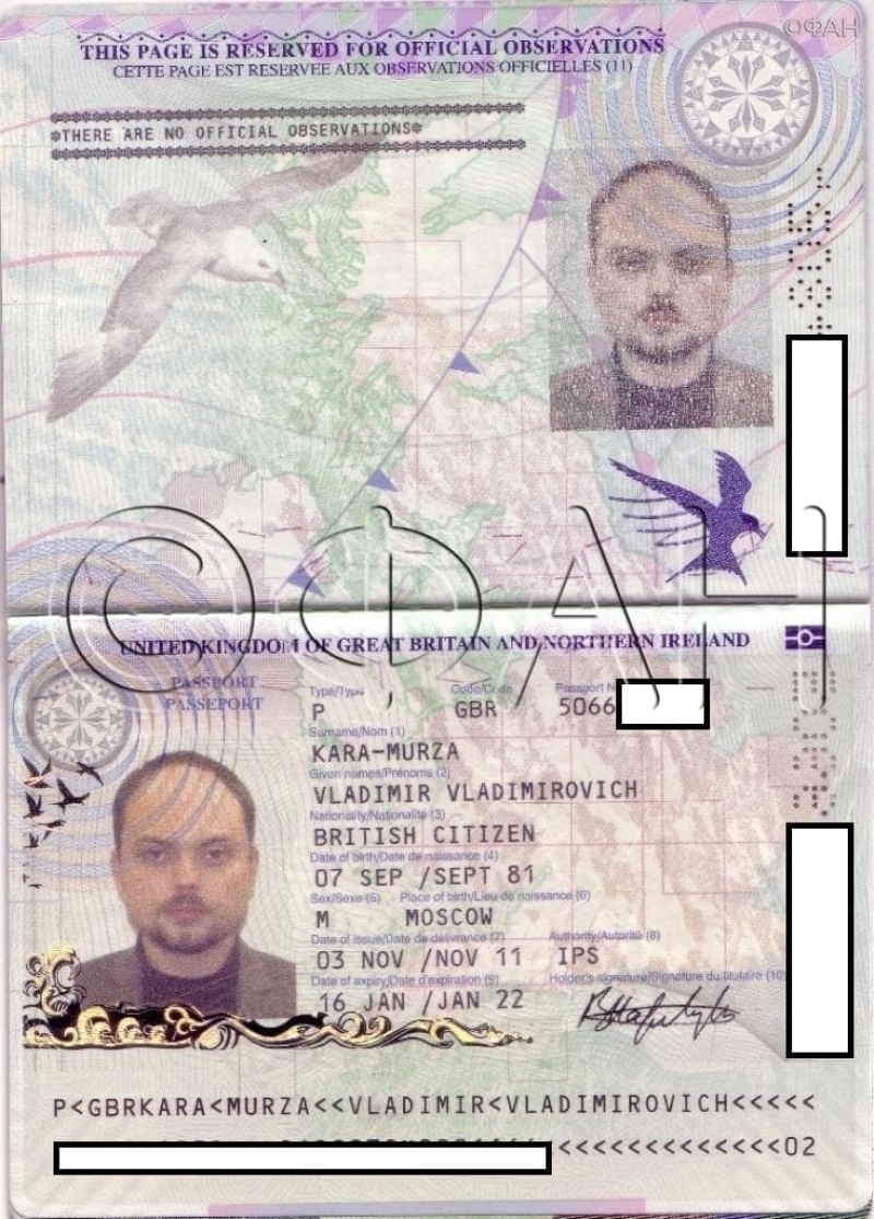 Британский паспорт Кара-Мурзы «закопает» нежелательные НКО Ходорковского