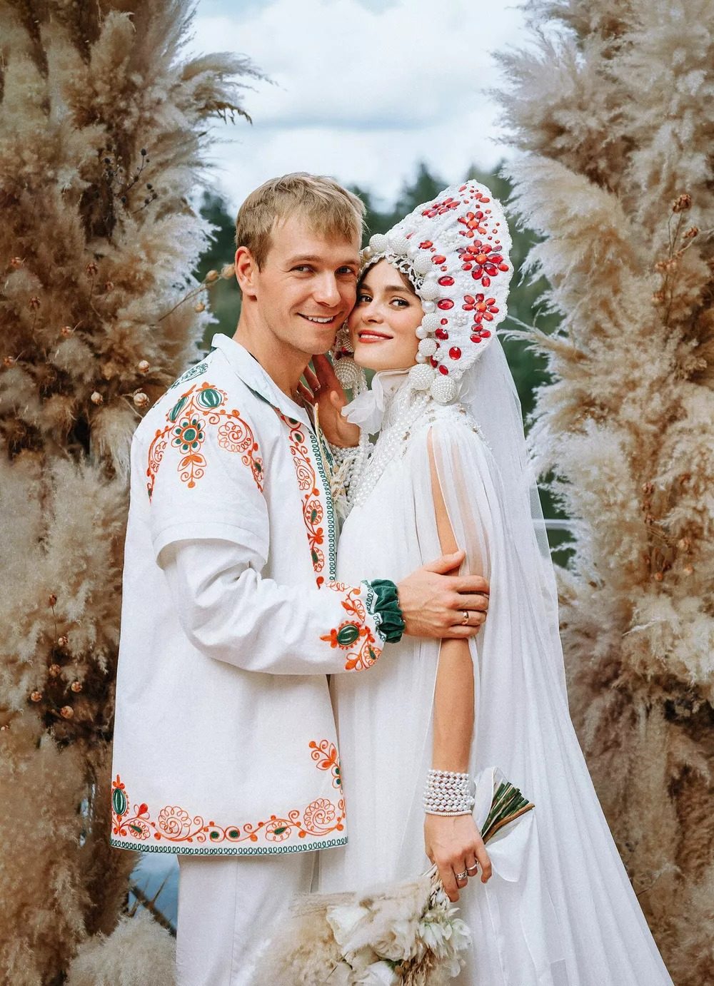 Ангелина Стречина рассказала о свадьбе в русском стиле