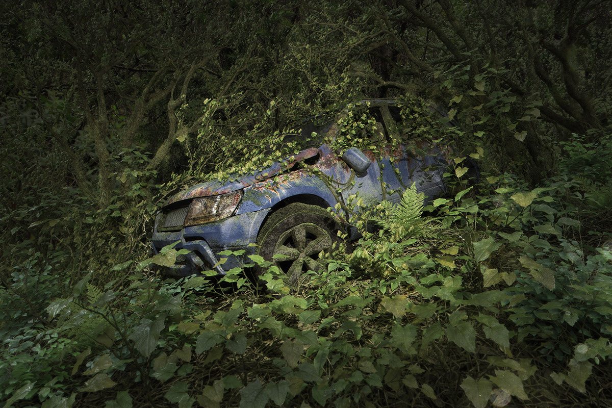 Автомобиль в джунглях