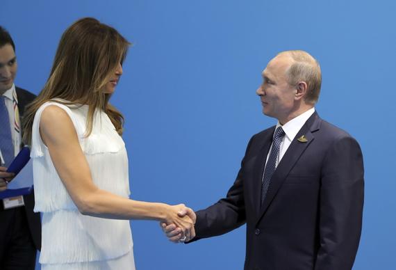 Путин и Меланья Трамп