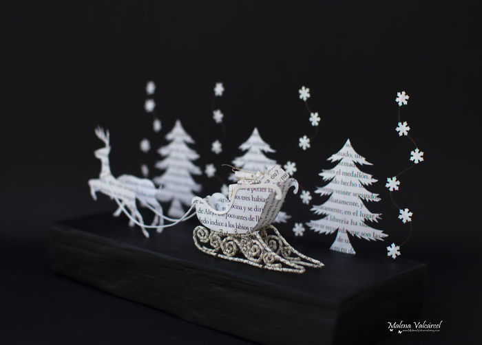 I Make Paper Miniatures And Incorporate Some Of Them To My Book Sculptures
