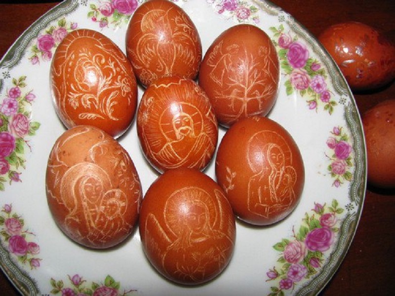 пасхальные яйца декор