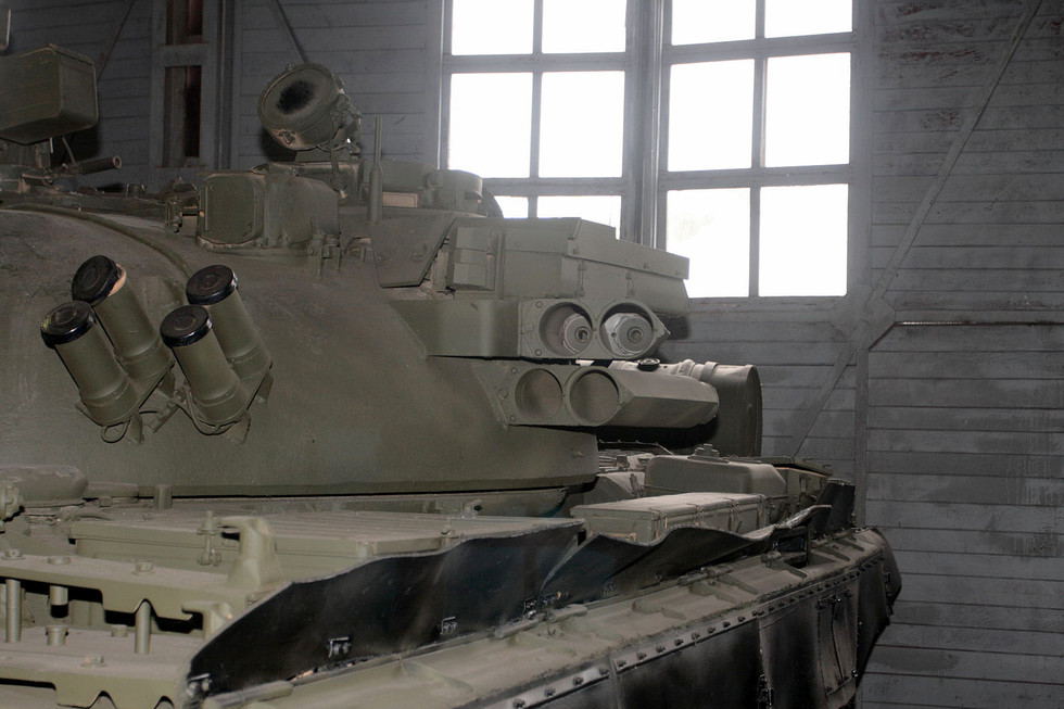 Танк Т-55АД с системой активной защиты "Дрозд".
    Фото: © wikipedia.org