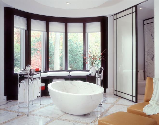 Современный Ванная комната by alene workman interior design, inc