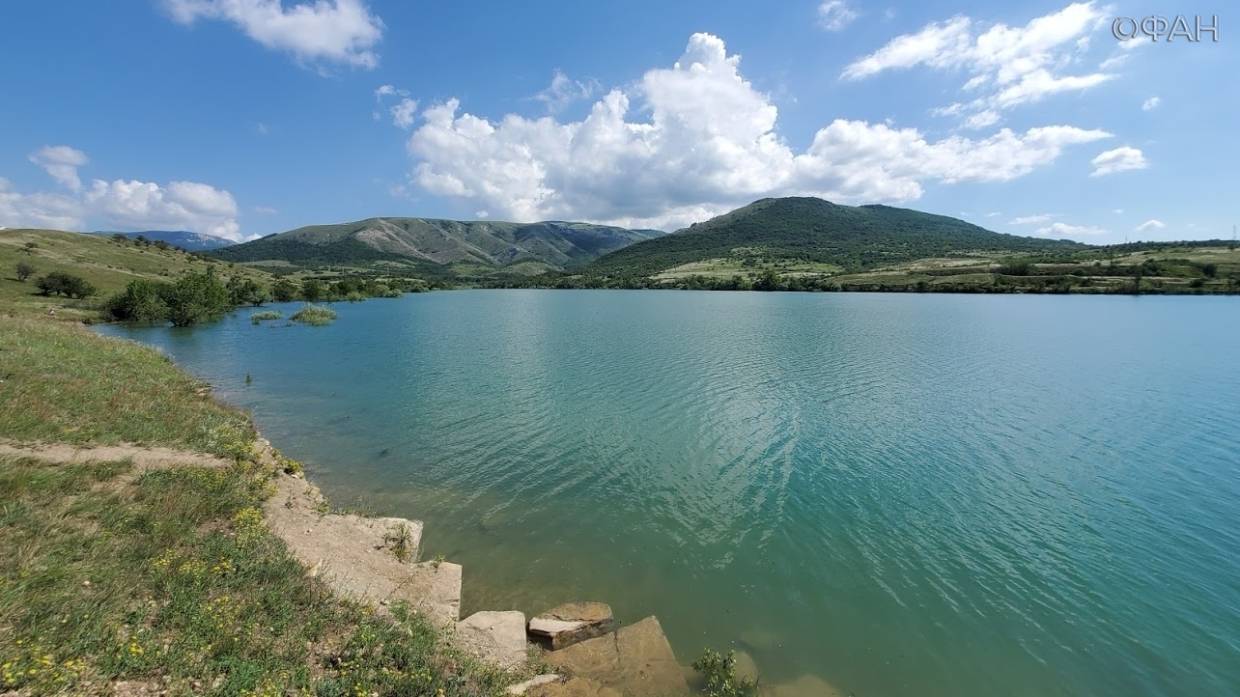 Загорское водохранилище Крым