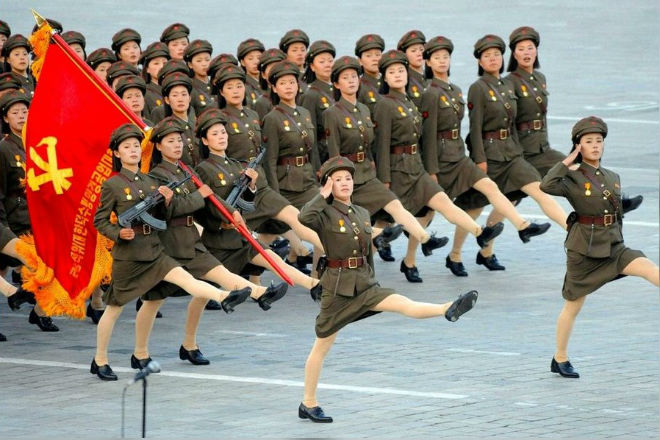 Служба солдат в армии Северной Кореи