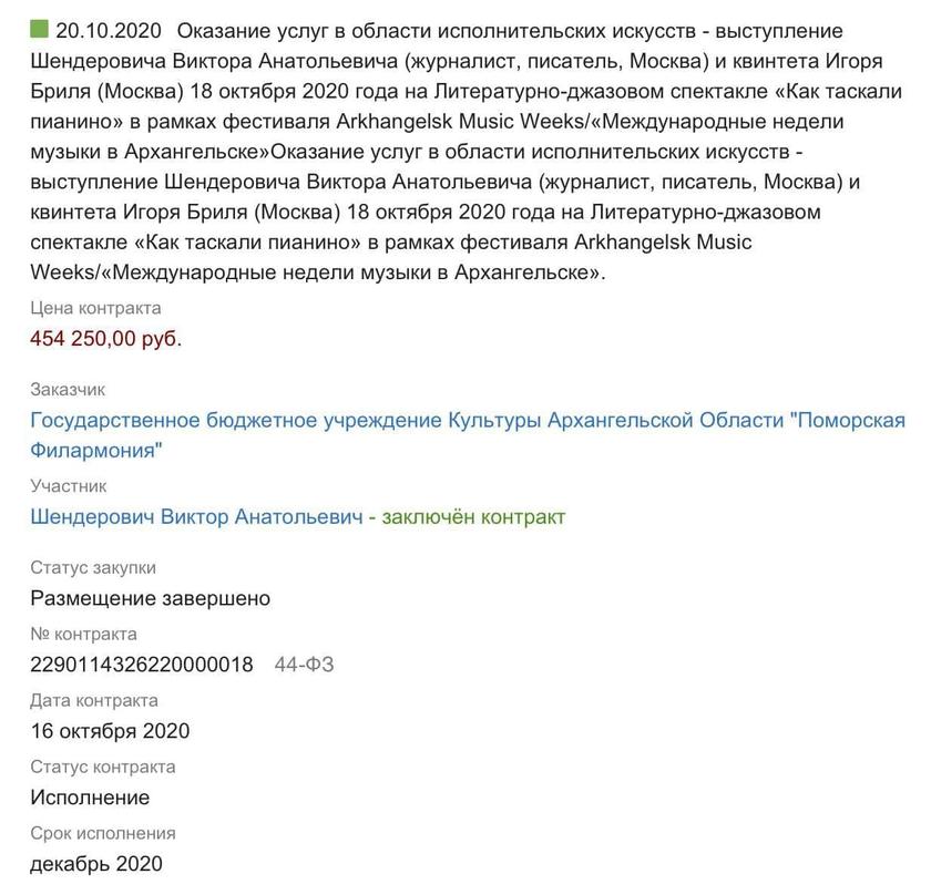 Ему нужней: архангельские власти поддержали русофоба Шендеровича на полмиллиона рублей колонна