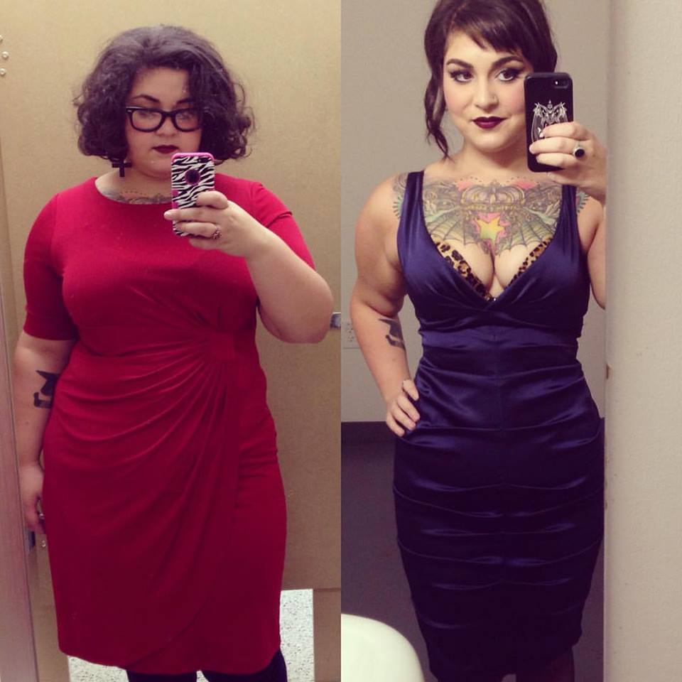 Девушки после похудения фото до и после