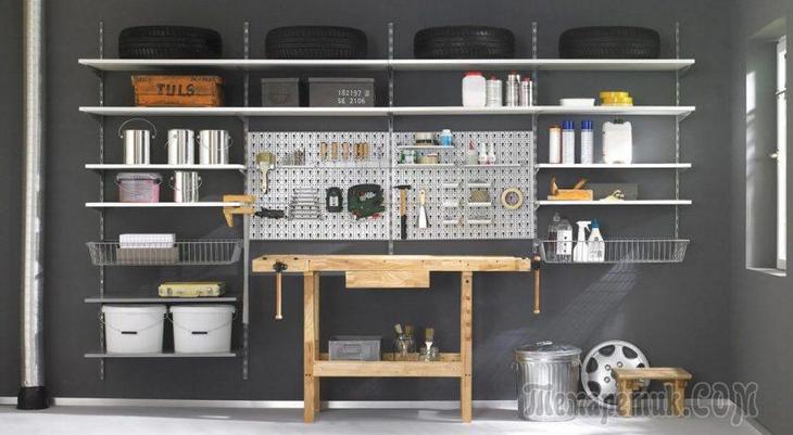 Полки в гараже: порядок прежде всего. Инструкция изготовления своими руками