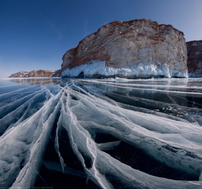 3 Удивительная красота замерзшего Байкала интересное фотография