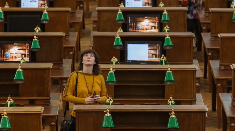 В Москве открылся самый большой читальный зал в Европе библиотека, москва, фоторепортаж