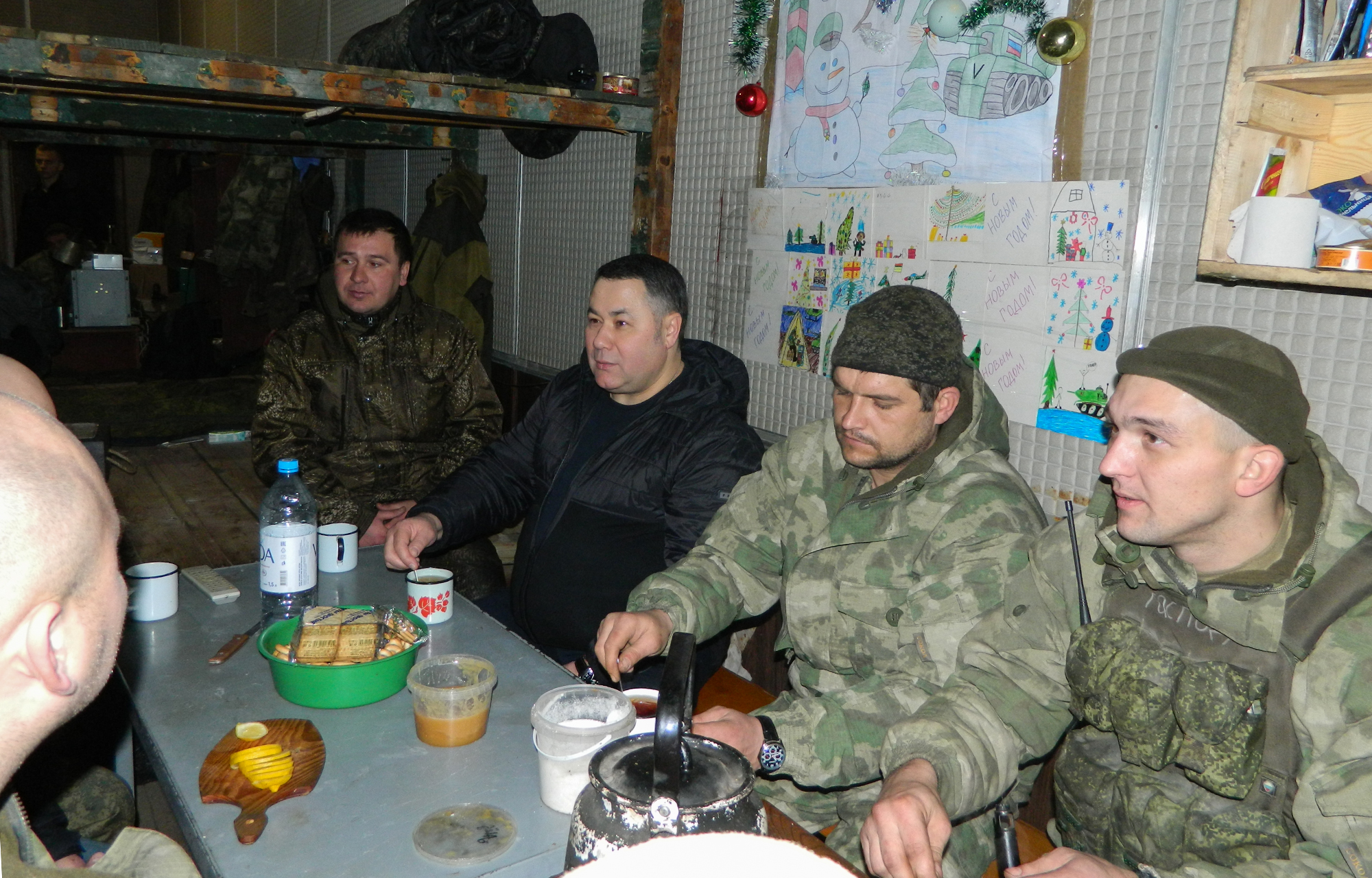 Игорь Руденя встретился с военнослужащими в прифронтовой зоне проведения СВО