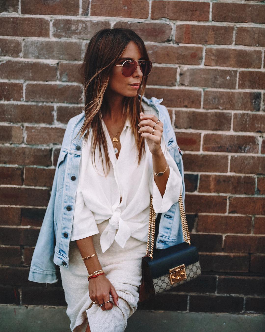 Правильно сочетаем рубашку с юбкой - 12  вариантов, которые максимально льстят фигуре и возрасту мода,модные советы,модный обзор,образ,одежда,стиль