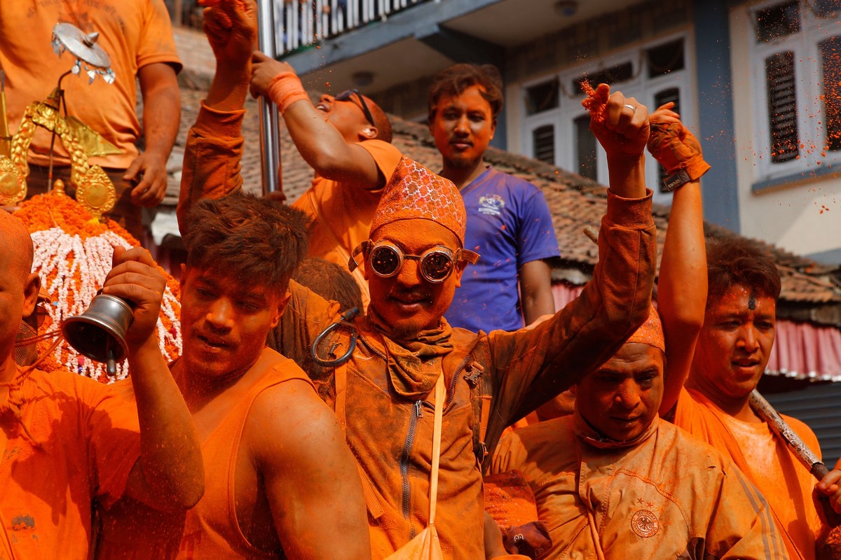 Фестиваль «Синдур Джатра» в Непале Фестиваль «Синдур Джатра» в Непале