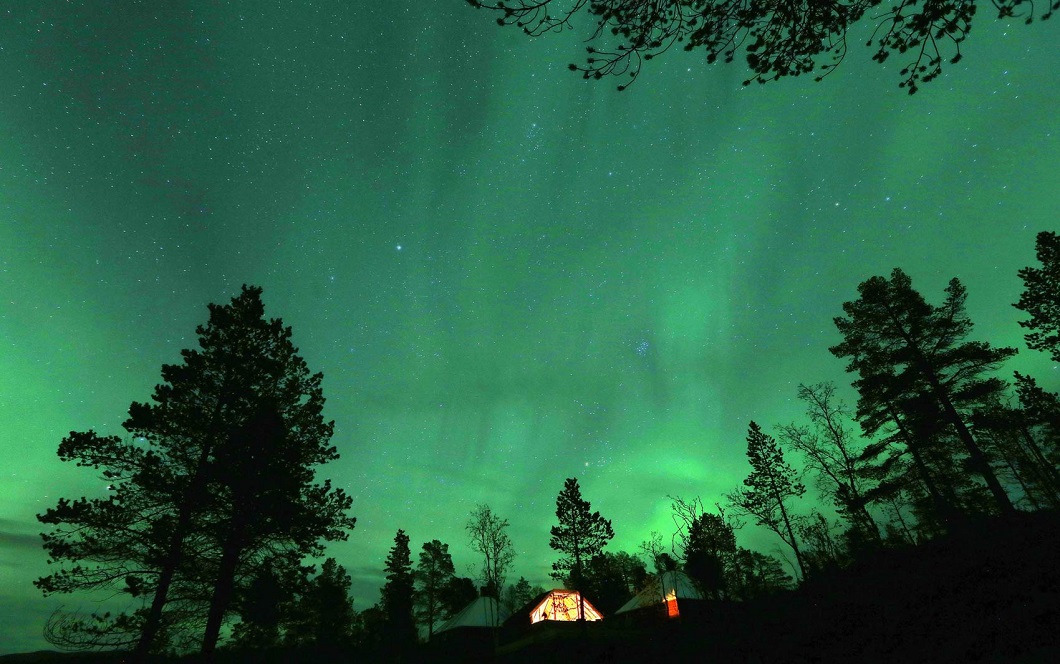 Северное сияние в норвегии фото