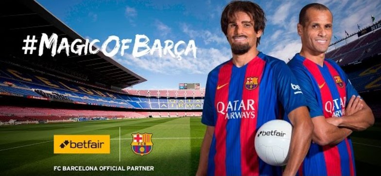 Футболисты Барселоны и компания Betfair выпустили совместный рекламный ролик