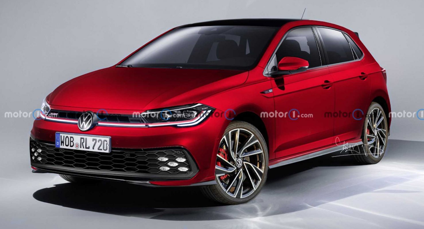 VW Polo GTI показали на неофициальных рендерах в преддверии дебюта