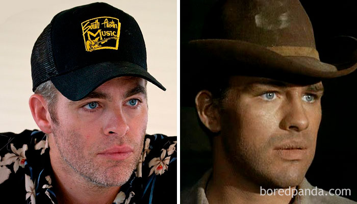 Chris Pine And Robert Pine In Their 30s