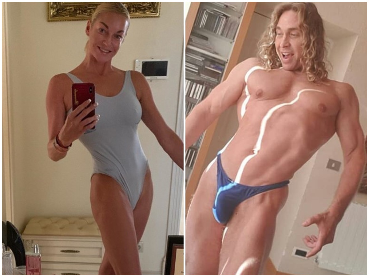 Подписчики высмеяли мужеподобную фигуру Анастасии Волочковой Волочкова,желтые,уход за собой,шоу-бизнес