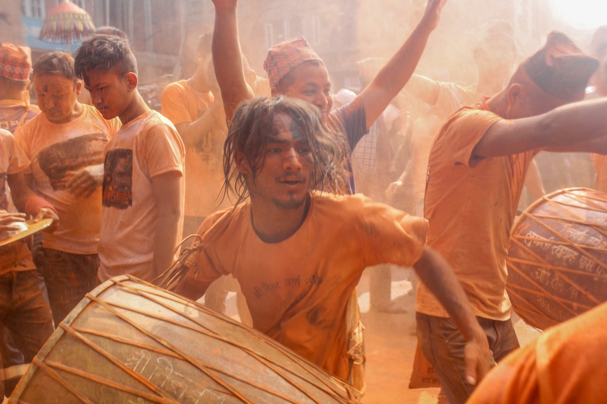 Фестиваль «Синдур Джатра» в Непале Фестиваль «Синдур Джатра» в Непале