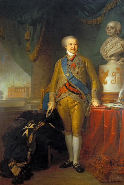 "Портрет князя Александра Борисовича Куракина", 1801, 259×175 см