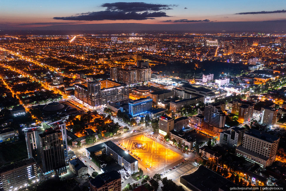 Краснодар с высоты — столица Кубани