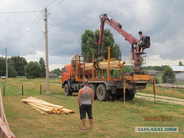 Наростил к избушке на курьих ножках кухню