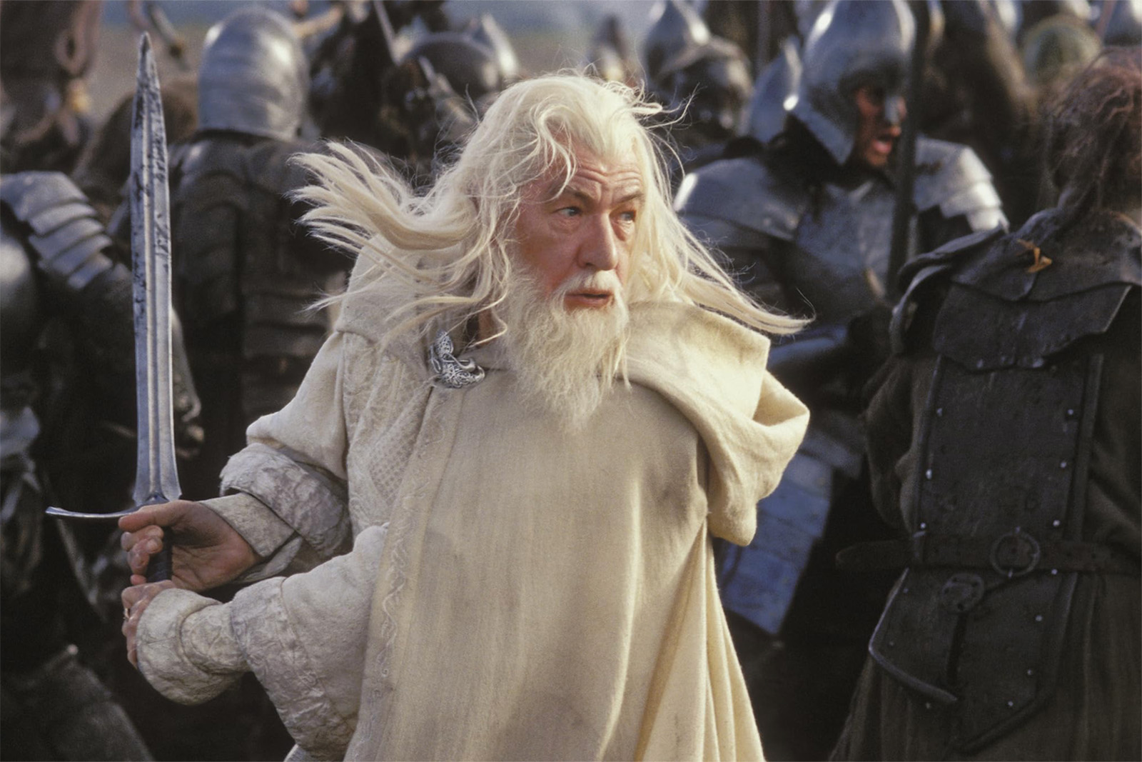 Иэн Маккеллен в роли Гэндальфа в фильме «Властелин колец: Возвращение короля»