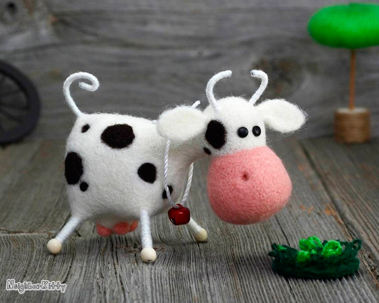 Очаровательные валяные игрушки от Elena Covert Очаровательные валяные игрушки от Elena Covert