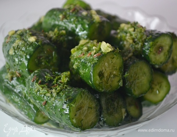 Хрустящие малосольные огурчики закуски,кулинария,солим, малосольные огурчики