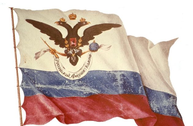 Флаг Русско-Американской компании образца 1806 года