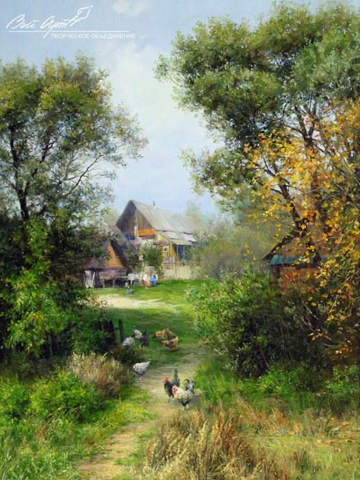 Родина моя. Художник Малов Сергей Анатольевич живопись