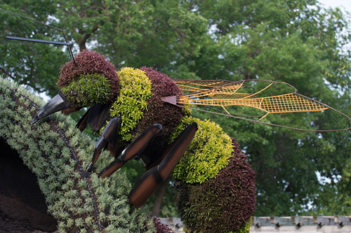 Монреальская выставка цветочных скульптур