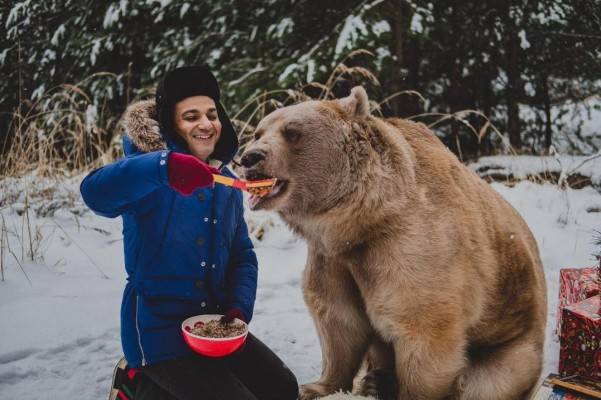 Египтянин Хисам рассказал, как за 3 дня подружился с русским медведем в РФ