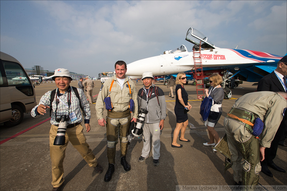 Русские витязи и Стрижи на China Airshow 2016