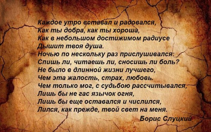 Строки, посвященные супруге.