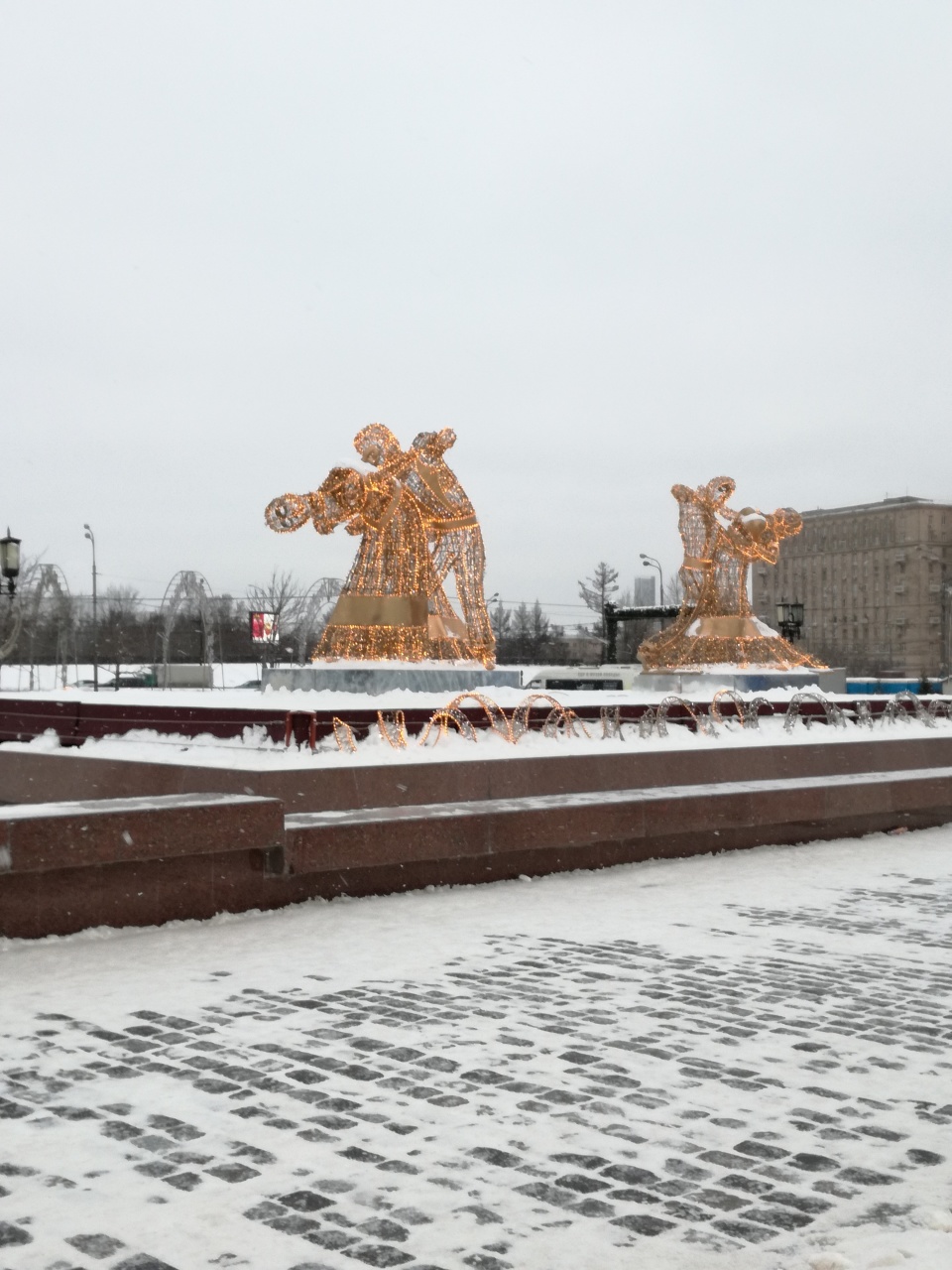 Поклонная гора зимой